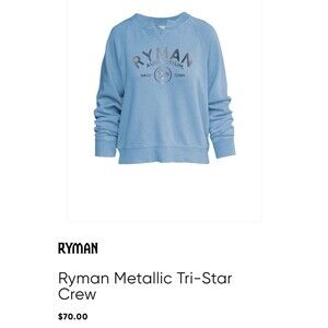 Ryman Auditorium Metallic Tri-Star Crew Neck Sweatshirt $70 NWT SZ 2X